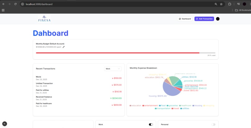 AI-Powered Personal Finance Intelligence Platform – screenshot 2