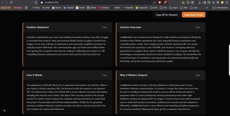 ReadMyHack – screenshot 1