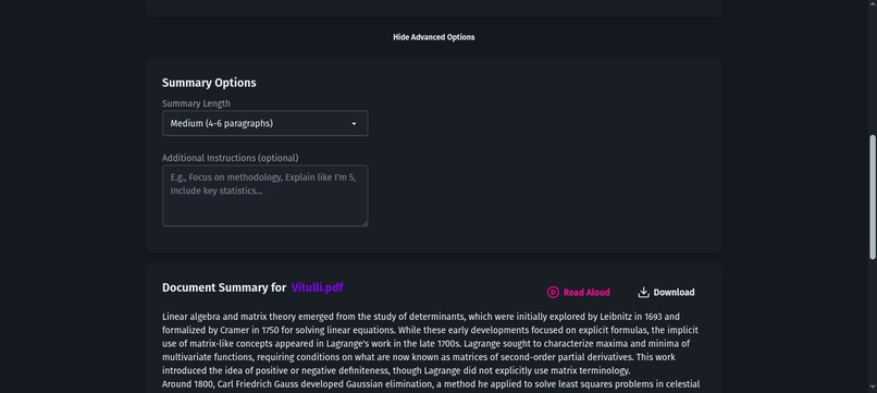 TLDR - Document Summarizer – screenshot 2