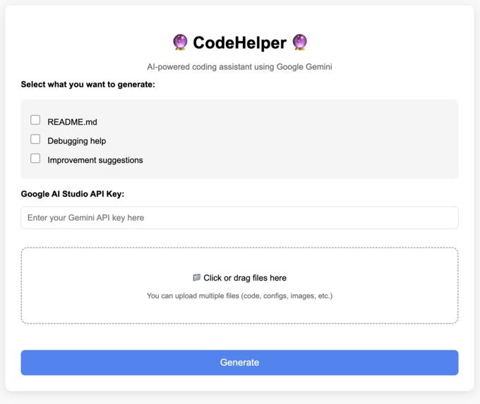 CodeHelper – screenshot 1