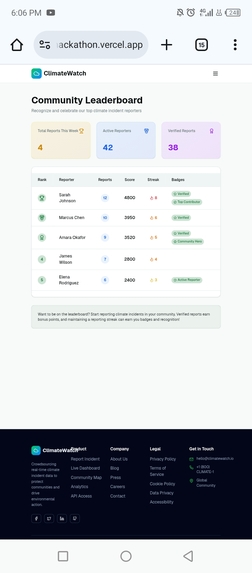 ClimateWatch – screenshot 2