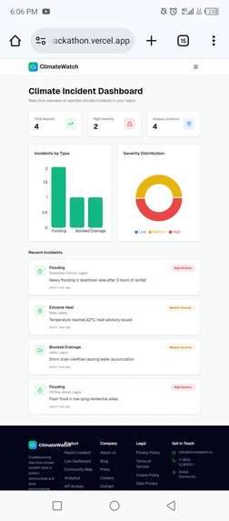 ClimateWatch – screenshot 4