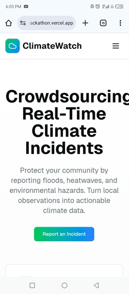 ClimateWatch – screenshot 5