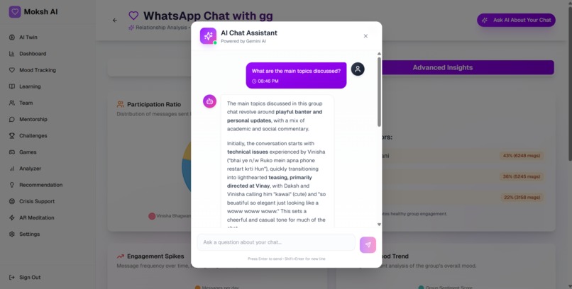 MokshAI – screenshot 3