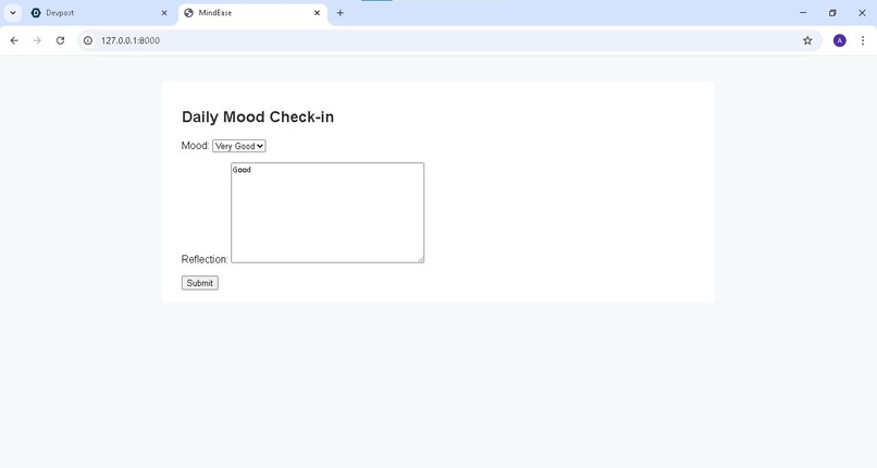 MindEase – screenshot 1