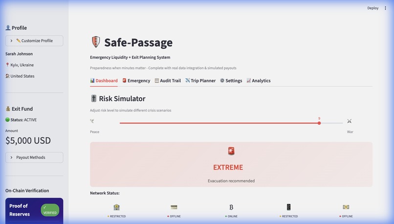 SafePassage – screenshot 1