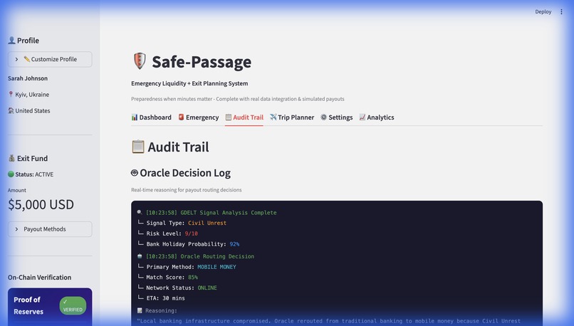 SafePassage – screenshot 3