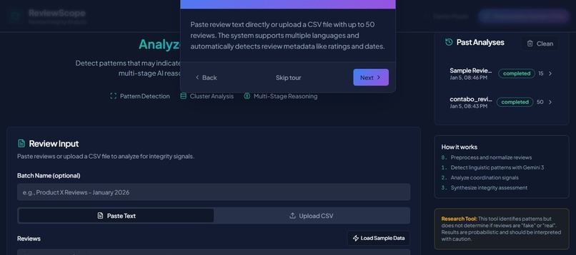 ReviewScope – screenshot 3