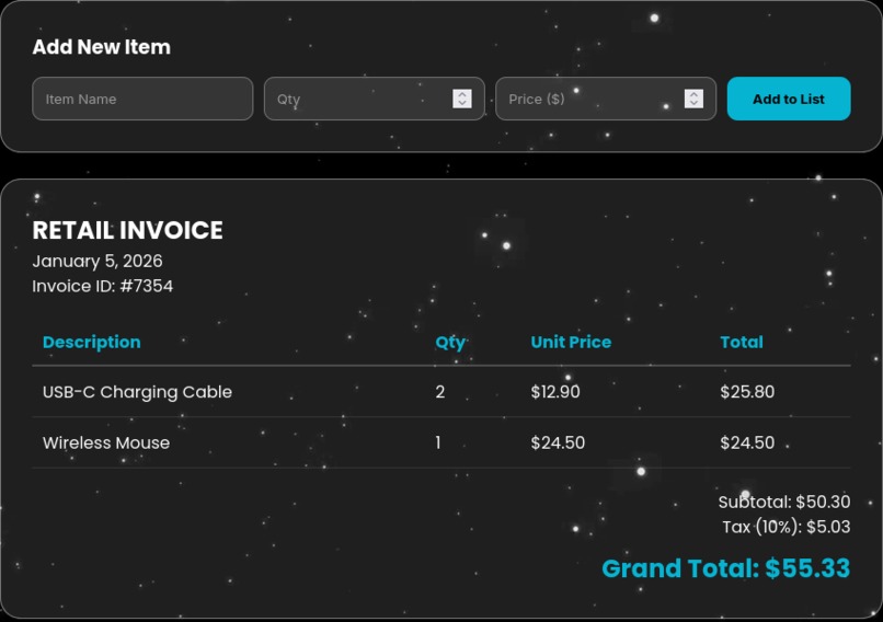 QuickBill – screenshot 2