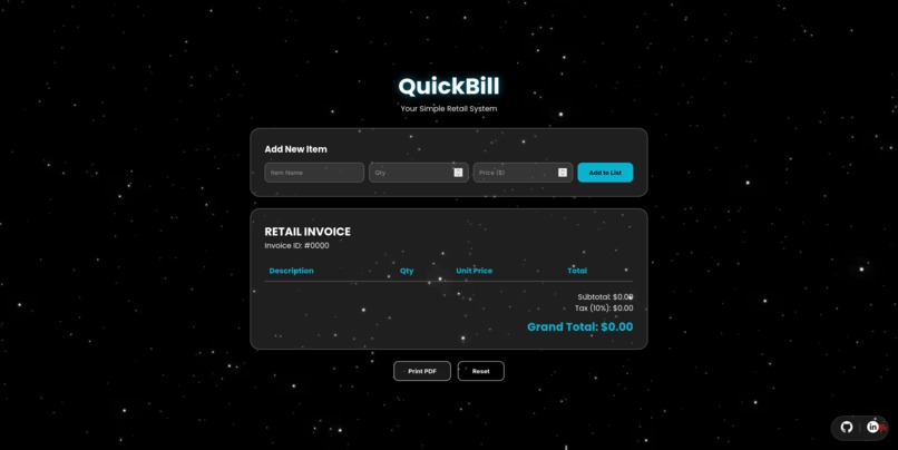 QuickBill – screenshot 1