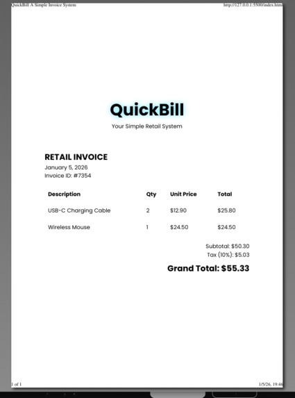 QuickBill – screenshot 3