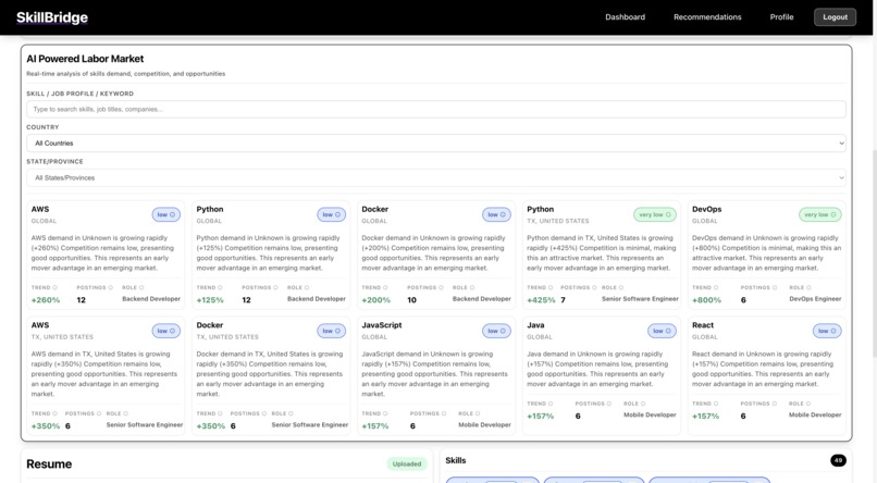 SkillBridge – screenshot 2