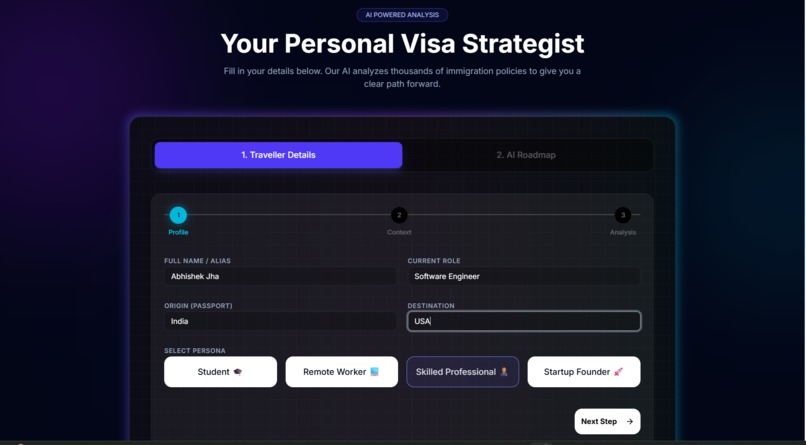 VisaVerse | AI Mobility Copilot – screenshot 2