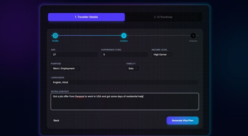 VisaVerse | AI Mobility Copilot – screenshot 3
