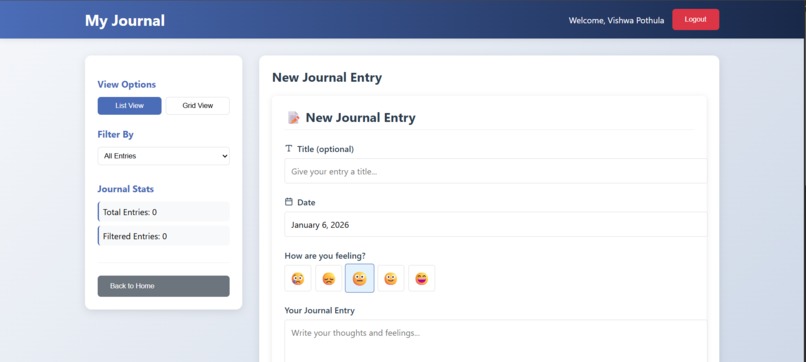 journal-app – screenshot 1
