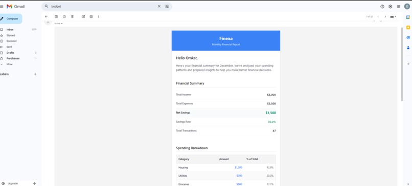 AI-Powered Personal Finance Intelligence Platform – screenshot 4