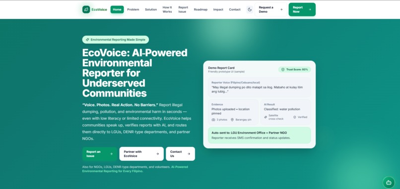 EcoVoice – screenshot 1