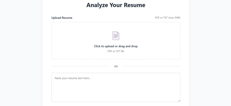JobFit AI – screenshot 2