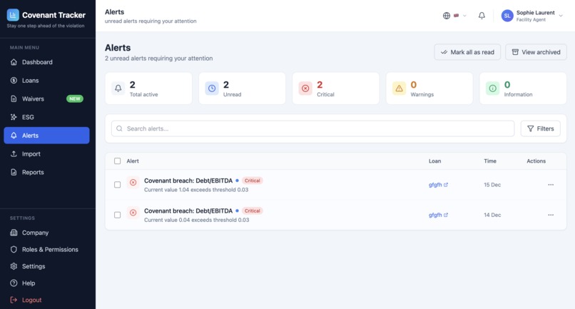 Covenant Tracker – screenshot 4