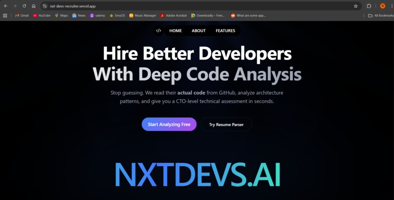 NxtDevs – screenshot 1