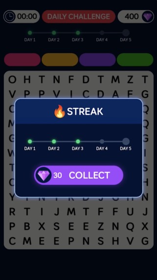 Word Search Daily – A Global Daily Puzzle Game on Snapchat – screenshot 1