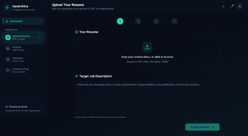 GeminiHire – screenshot 1