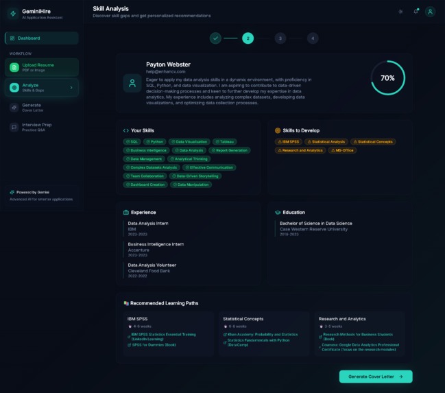 GeminiHire – screenshot 2