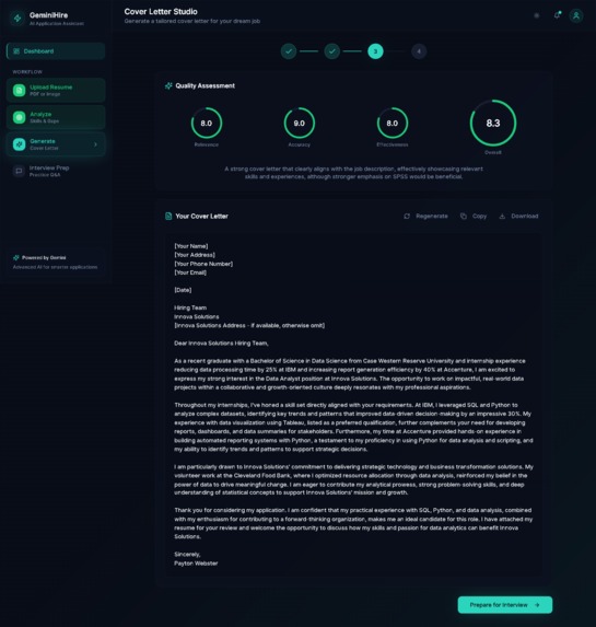 GeminiHire – screenshot 3