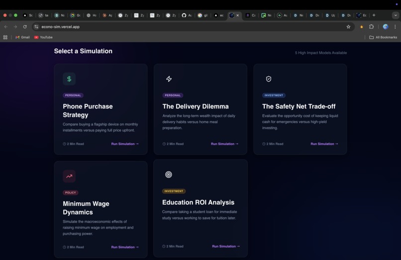 Econosim – screenshot 2