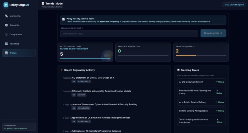PolicyForge: AI Automation Policy Simulator – screenshot 3