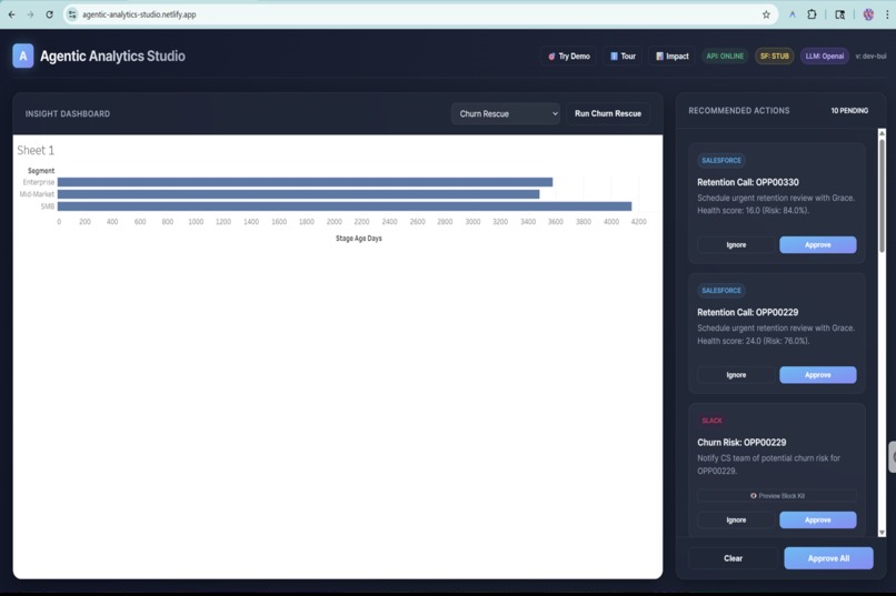 Agentic Analytics Studio – screenshot 7