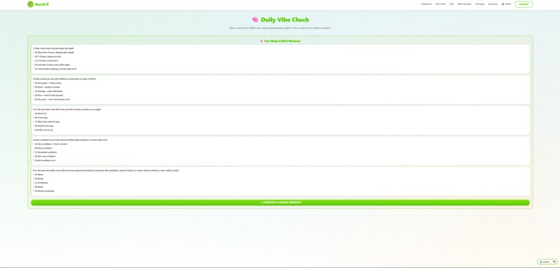  AI-Driven Mental Health Monitoring & Analytics Platform – screenshot 4