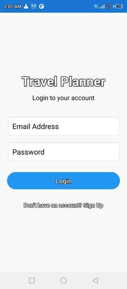 Smart-Travel-Planner---App – screenshot 1