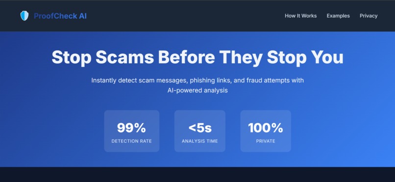 ProofCheck AI – screenshot 1