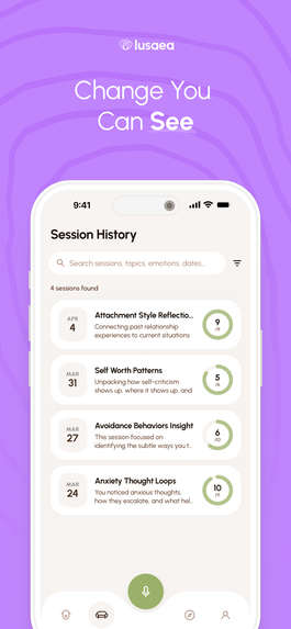 Lusaea - Therapy Companion – screenshot 4