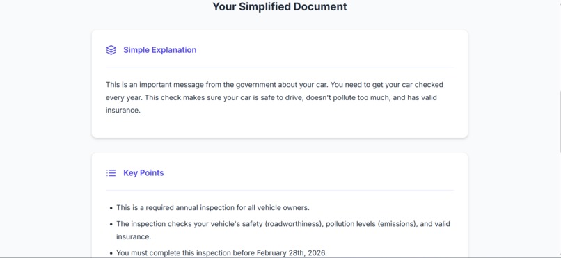 ClearRead AI – screenshot 5
