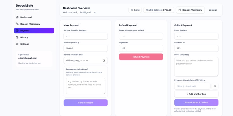 Deposit Safe – screenshot 1