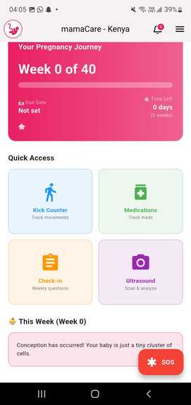 mamaCare – screenshot 2