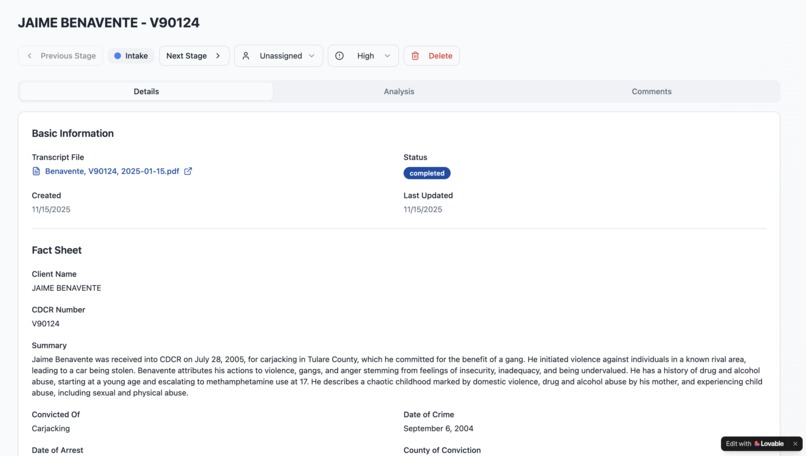 JusticeLens – screenshot 6