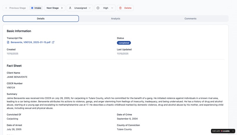 JusticeLens – screenshot 13