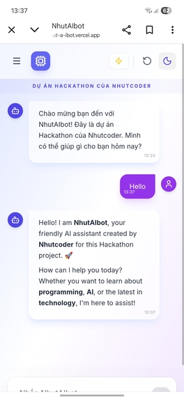NhutAIbot – screenshot 1