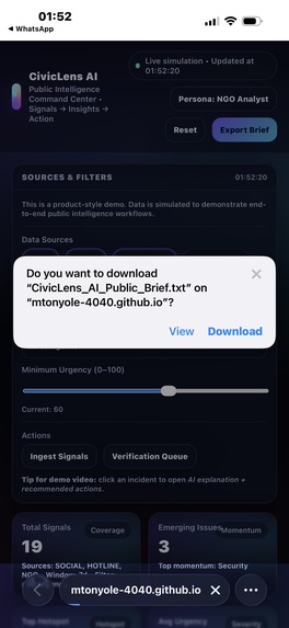 CivicLens AI – screenshot 5
