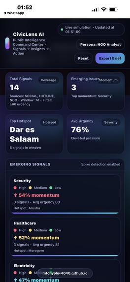 CivicLens AI – screenshot 3