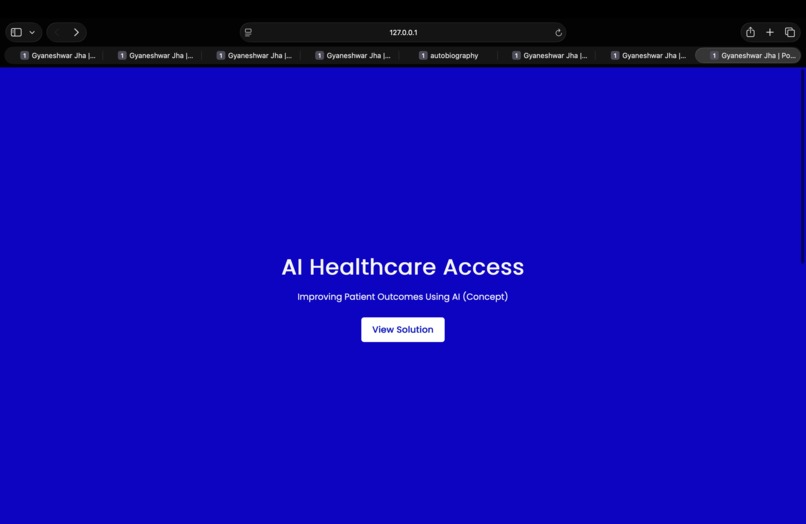AI Healthcare Access – screenshot 1