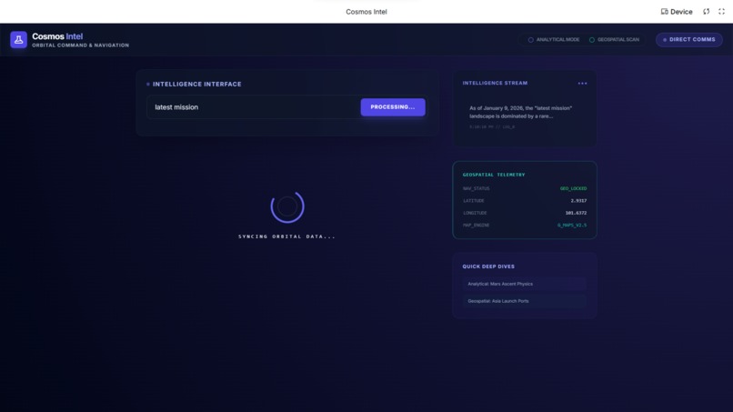 Cosmos Intel – screenshot 2