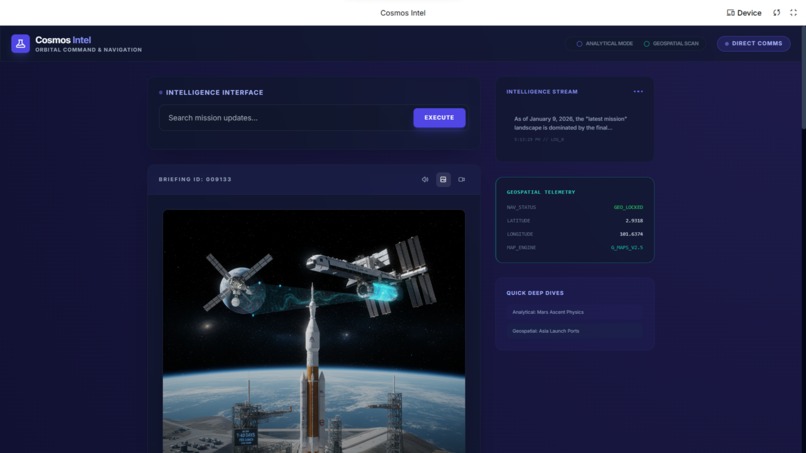 Cosmos Intel – screenshot 4