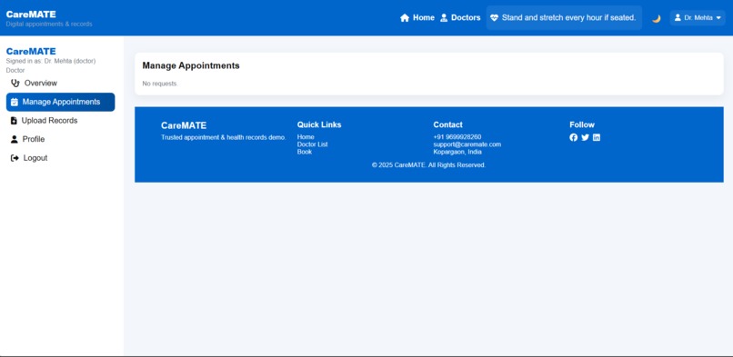 CareMate – A Compassion-Driven Digital Healthcare Platform – screenshot 2
