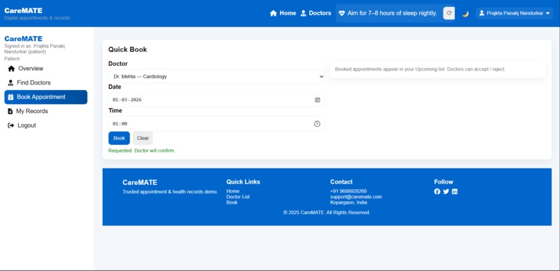 CareMate – A Compassion-Driven Digital Healthcare Platform – screenshot 7