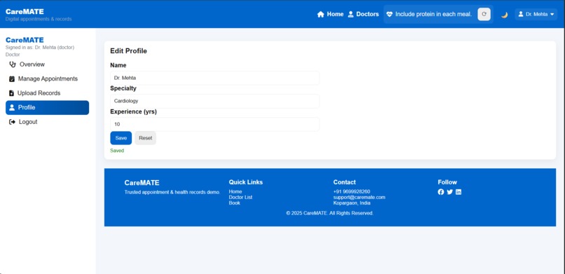 CareMate – A Compassion-Driven Digital Healthcare Platform – screenshot 9