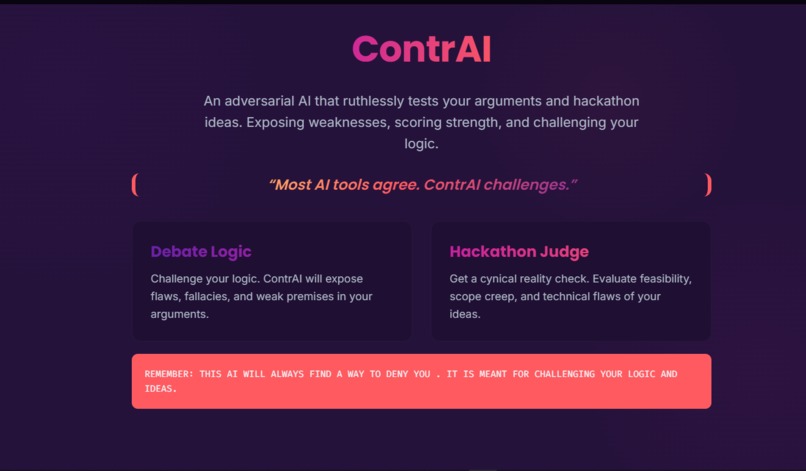 ContrAI – screenshot 2
